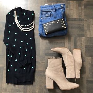 Jcrew Polka Dot Sweater